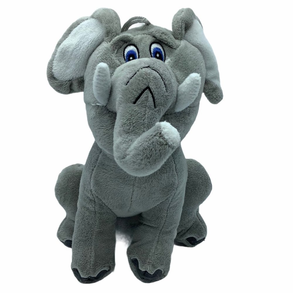 Kipp Elephant Gray 10" sitting Plush Stuffed‎ Animal Toy